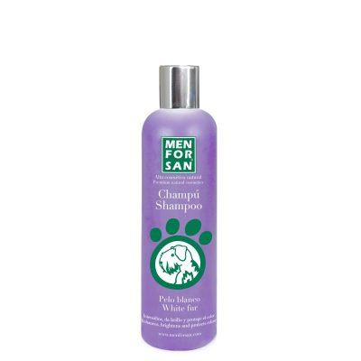 1º) Champú Perros Pelo BLANCO 300 Ml 8X8.