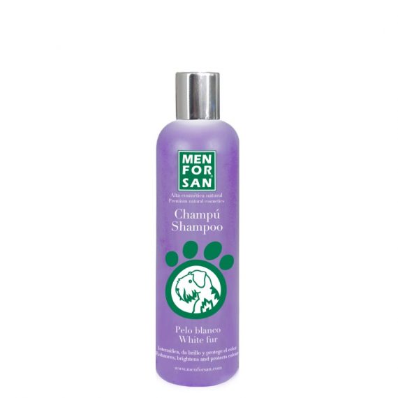 1º) Champú Perros Pelo BLANCO 300 Ml 8X8.