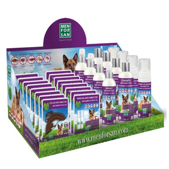 3º) Expositor anti-insectos PERROS 8x8